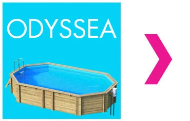 Kit piscines en bois Odyssea Liège