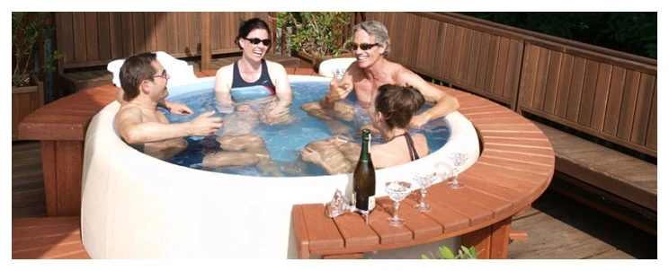 Emplacement du spa ou jaccuzzi Génération Bien-être Liège