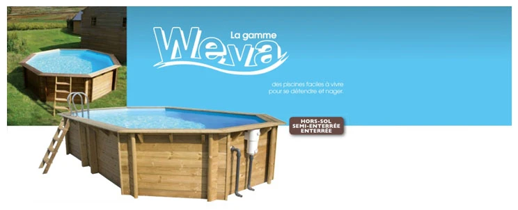 Piscines bois en kit WEVA Génération Bien-Être Liège