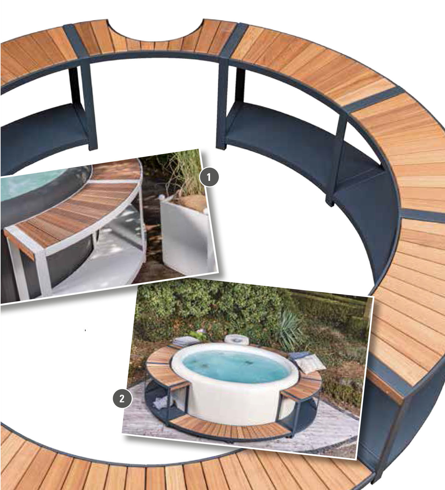 Portico Softub steel